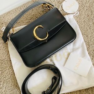Chloe C Double carry in black